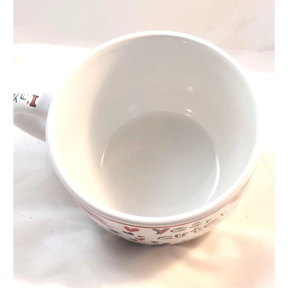 DISNEY MINNIE/MICKEY MOUSE LOVE VALENTINE COFFEE/SOUP MUG 20 OZ LARGE 5" DIAM - Picture 3 of 9